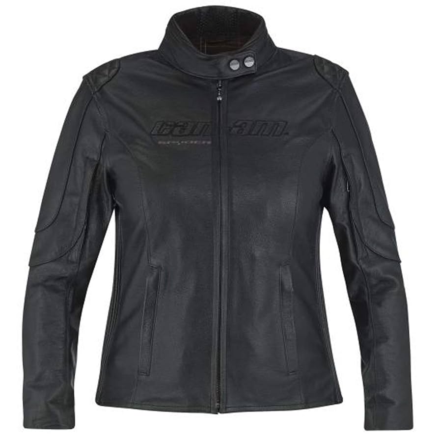 AMERI ♡ LEATHER JACKET Can-Am Spyder New OEM Ladies Veronica Leather Jacket, Black